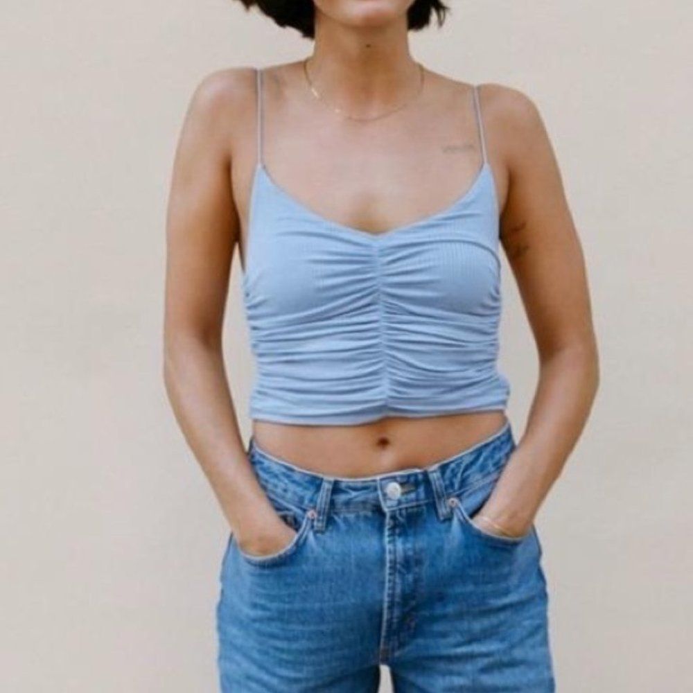 Urban Outfitters Sky Marcie Ruched Cami Top